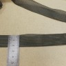 Окантовочная лента-бейка, цвет Тёмно-Серый 22мм (на отрез)