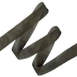 Окантовочная лента-бейка, цвет Тёмно-Серый 22мм (на отрез) в Лыткарино