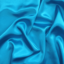 Ткань Атлас-сатин (Ширина 150см), цвет Голубой (на отрез) УЦЕНКА в Лыткарино