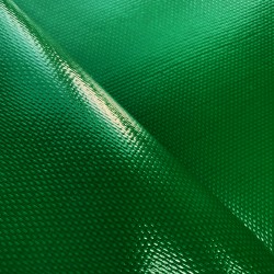 Ткань ПВХ 600 гр/м2 плотная (Ширина 1,5м), цвет Зелёный (на отрез) в Лыткарино