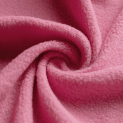 Флис Односторонний 130 гр/м2, цвет Розовый (на отрез)  в Лыткарино