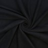 Флис Односторонний 130 гр/м2, цвет Черный (на отрез)
