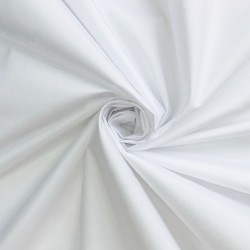Ткань Дюспо 240Т  WR PU Milky (Ширина 150см), цвет Белый (на отрез) в Лыткарино