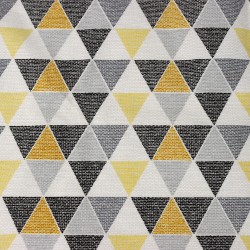 Интерьерная ткань Дак (DUCK) (ширина 1,8м), принт &quot;Малые Треугольники&quot; (на отрез) в Лыткарино