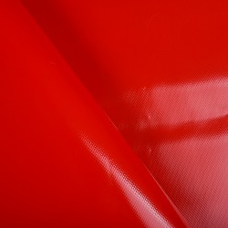 Ткань ПВХ 450 гр/м2, Красный (на отрез)  в Лыткарино