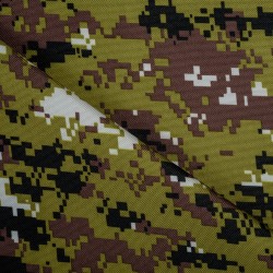 Ткань Oxford 600D PU (Ширина 1,48м), камуфляж Цифра Зеленая (на отрез) в Лыткарино