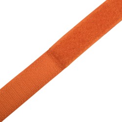 Контактная лента 25мм цвет Оранжевый (велькро-липучка, на отрез) в Лыткарино