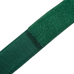 Контактная лента 40мм (38мм) цвет Зелёный (велькро-липучка, на отрез) в Лыткарино