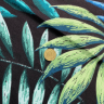 Интерьерная ткань Дак (DUCK), принт "Тропические листья" (на отрез)