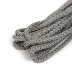Шнур с сердечником, цвет Серый (плетено-вязанный, плотный) в Лыткарино